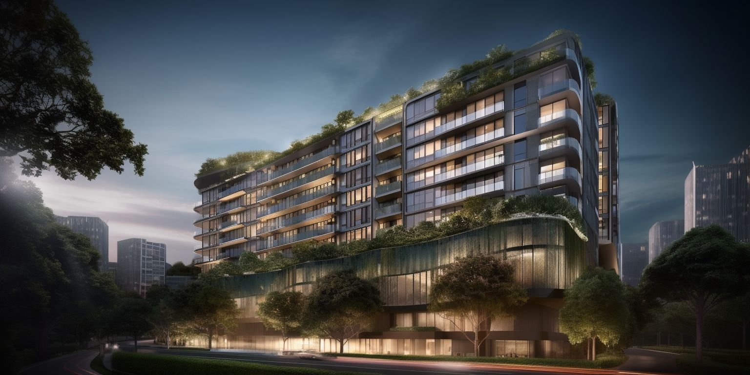 Elegant High-Rise Orchard Boulevard Condo Residences Enjoy the Sophisticated Design of Two Towers on a Six-Storey Podium